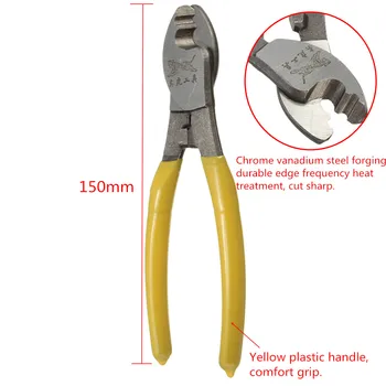 6 Inch Cablu Cutter Mâner Din Plastic, Cabluri Electrice, Sârmă Stripteuză Tăiere Cleste Unelte De Mână
