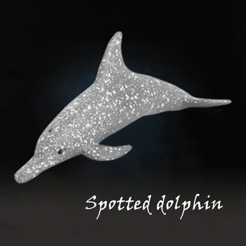 6 Piese Set de Copii de Simulare de Viață Marină Model de Jucărie Delfin Pește Diavol Beluga Rechin Mini Colecție de Ornamente
