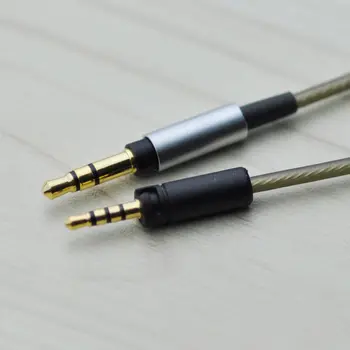 6ft Înlocuire Argint Placat cu Cablu Audio Pentru Sennheiser MOMENTUM On-Ear/Supra-ureche căști fără fir