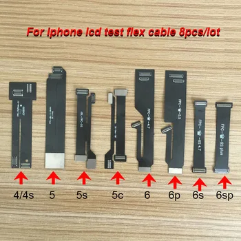 8pcs/pachet touch screen display LCD Extensia Tester de Testare Cablu Flex pentru iPhone 4 4S 5 5C 5S 6 6 plus 6S 6S Plus Extinsă de Testare