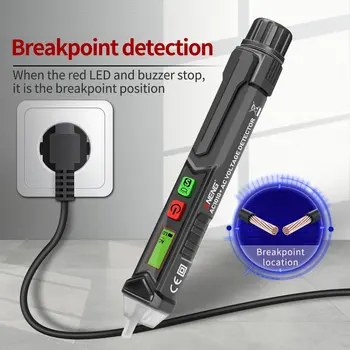 AC1010 Inteligente Non-contact Pen Alarmă Detector de Tensiune Ac Metru Tester Pen Tester Senzor de Alarmă