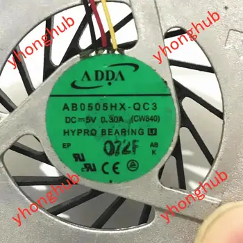 ADDA AB0505HX-QC3 CW840 DC 5V 0.30 UN Server Laptop Cooling Fan