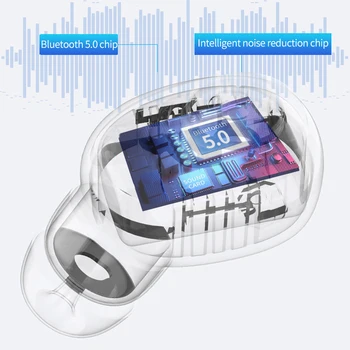 Adevărat Pavilioane Wireless Mini Bass Casti Bluetooth Stereo Căști Hands-free Microfon pentru iPhone Samsung Sony Xiao mi Telefoanele Mașină TV