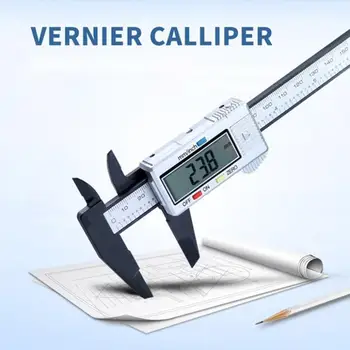 Afișaj Digital Electronic de Plastic Șubler cu Vernier Micrometru Instrument de Măsurare 0-150mm 6 inch Etrier Regula