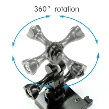Aluminiu Articulații sferice de Metal Set Adaptor de Montare pentru Gopro Hero 9 8 7 6 5 4 3 Sesiune de OSMO Xiaomi Yi Sport Camera de Acțiune