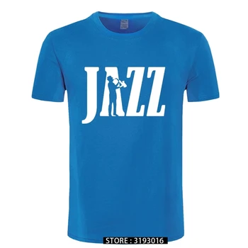 Amuzant Jazz Saxofon Tricou Vara Toamna Camiseta Retro Tricou De Imprimare Nou Grafic T Shirt Bumbac Harajuku Streetwear De Sex Masculin