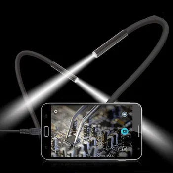 Android Endoscop Tip Camera-C/USB 3 IN 1 Pentru Telefonul PC Endoscop 1m 2m 3,5 m 5m Cablu de Inspecție Borescopes Mini Camera