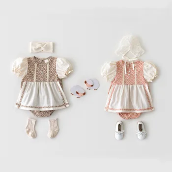 Angoubebe 202H28 Fete pentru Copii Rochie de Moda pentru Copii Petrecere de Vara Purta Rochii Conice Fete Dress