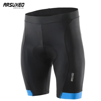 ARSUXEO 2019 Men pantaloni Scurți de Ciclism Gel 3D Captusit rezistent la Șocuri MTB Mountain Bike pantaloni Scurți de Biciclete Pantaloni scurți și Dresuri de Compresie 563