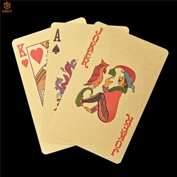Aur Din Material Plastic Rezistent La Poker Carduri De Regina Elizabeth Creative Durabil Tabla De Joc Carduri De Noutate Carti De Joc Preferat