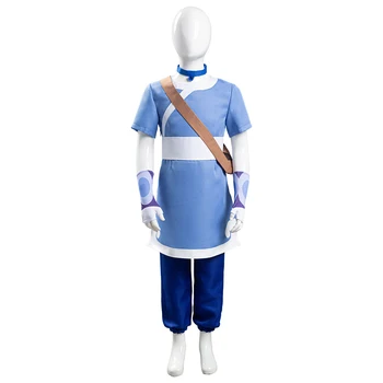 Avatar: the last Airbender Katara Costume Cosplay Copil Copii Costume de Carnaval de Halloween