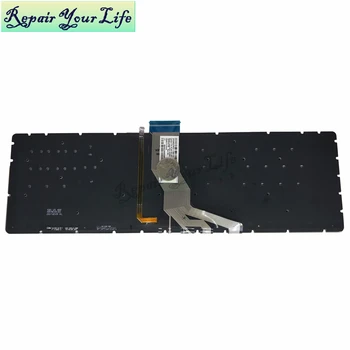 AZERTY LUMINA tastatura pentru HP ENVY X360 15 M 15-BP00 15-BP015 15-BS 15-BW 250 G6 FR franceză NSK.XDHBQ negru kb verde cheile de fundal