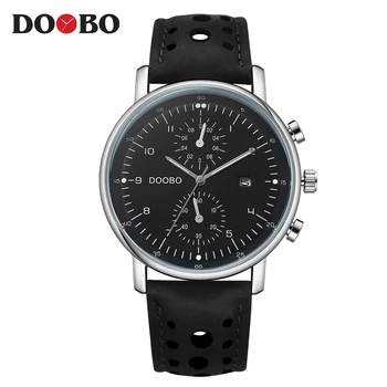 Barbati ceasuri sport DOOBO de lux brand de top cuarț ceasuri pentru bărbați impermeabil data auto din piele ceasuri relogio Masculino