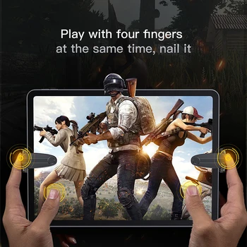 Baseus 2PC Jocuri de Control Trigger Pentru PUBG Jocuri Shooter Butonul de Foc de Fotografiere Joc Joystick Pentru iPad Pro Xiaomi, Huawei Tablete