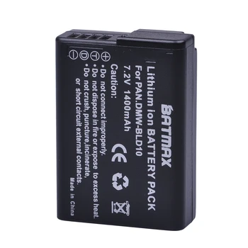 Batmax 1400mAh DMW-BLD10E DMW BLD10E BLD10 Baterie pentru Panasonic DMC GF2GK GF2 G3 GX1 DMC-GF2 Camere