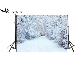 Beebuzz fotografie fundal alb fundal de zăpadă în timpul iernii