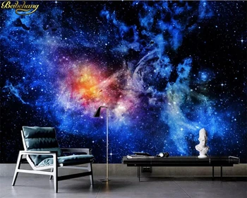Beibehang tapet Personalizat murală fantezie interstelar universul înstelat cerul de noapte de fundal tavan papel de parede tapet 3d