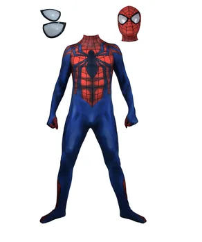 Ben Reilly Spider-Man Cosplay costum de super-Erou Body Lycra Spandex Zentai Petrecere de Halloween costum livrare gratuita