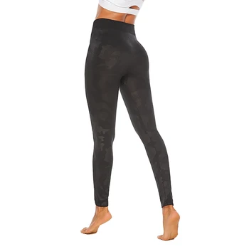 BlackArachnia Camuflaj Tricotate fără Sudură Plus Dimensiune Pantaloni de Yoga S-XXXL Înaltă Talie Pantaloni Sport Uscare Rapida sală de Gimnastică Antrenament Jambiere
