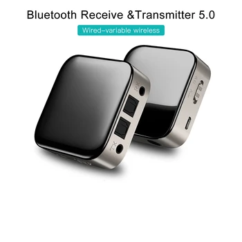 Bluetooth 5.0 Receptor Transmițător Wireless APTX o Adaptor cu Fibra Optica Pentru TV RCA-3.5 mm AUX o Receptor