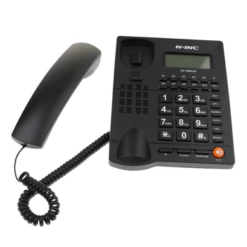 Butonul Acasă de Telefon Caller ID cu Fir Desktop Speaker-ul Telefonului Reapelare Telefon Fix Acasă Birou cu iluminare de fundal de Afișare a Apelantului
