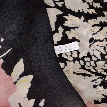 [BYSIFA] Negru Roz Doamnelor Mătase Eșarfă Șal Brand de Moda Pur Eșarfe de Mătase Pătrat Împachetări 90*90cm Iarna Mare Eșarfă de Mătase Cape
