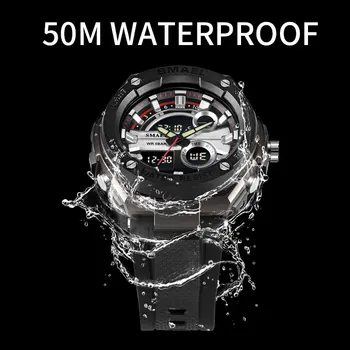 Bărbați Ceasuri Militare Brand de Lux SMAEL Sport Cuarț Ceasuri de mână de sex Masculin Ceasuri relogio Digital 1625 Ceasuri Sport Impermeabil Bărbați