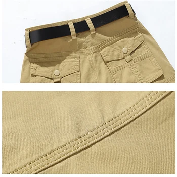 Bărbați Militare Genunchi Lungime Scurtă Multi-Buzunare Business Casual Scurte de Plaja Brand Pantaloni Barbati Moda de Vara Jogging pantaloni Scurți