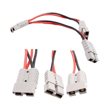 Cablu de încărcare Pentru Anderson Conectare Rapidă Deconectați de la 1 la 2 Splitter Cupru Conectorul Cablajului Bateriei 10AWG 50A Cablu Cablu