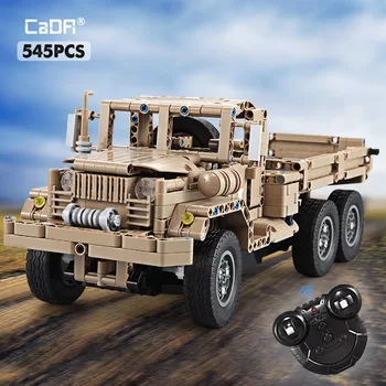 Cada 545PCS RC Camion Militar Bloc Caramida Masina Control de la Distanță Compatibil Tehnologie Serie Mare de Jucării pentru Copii