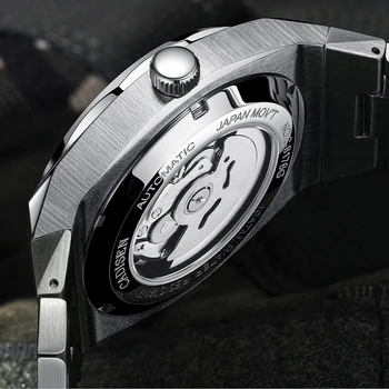 CADISEN 2020 Design de Brand de Lux Ceasuri Barbati NH35A Automată Ceas Negru Bărbați Impermeabil de Agrement de Afaceri Mecanice Ceas