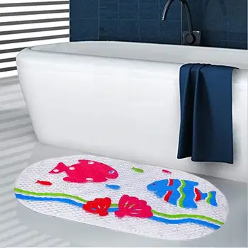 Cadă de baie pentru copii Baie Mat Non-Alunecare pentru Cada de Copii Anti-Bacteriene,Ftalat Gratuit,Latex și Mașină de spălat Desene animate Covoare Model Mate