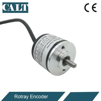 CALT China mai Ieftine bilete de Optică rotativă Encoder Rotativ Incremental 30mm Exterior Diam Ax Solid 4mm NPN Ieșirea 100 500 1000 1024 PPR GHS30