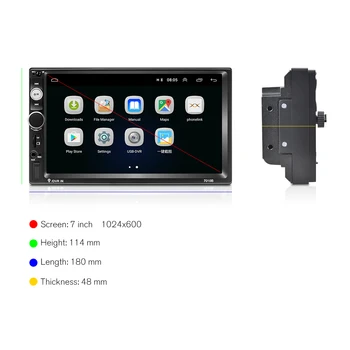 Camecho 2 Din Android 8.1 Auto Multimedia GPS Radio Auto Autoradiol Stereo Pentru Volkswagen, Skoda, Nissan, Hyundai, Kia, toyota