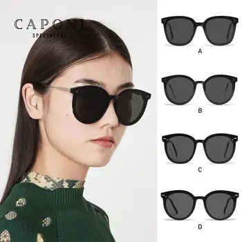 CAPONI Noi Bărbați ochelari de Soare 2020 Blând Designer de Modă Ochelari de Soare Pentru Femei Unisex Negru Anti Soare Ray Nuante UV400 GM2105