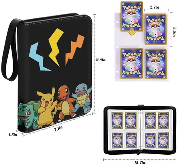 Carduri Pokemon 200-400buc Titularul Album Jucarii pentru Copii Album de Colectie Carte de Joc Carte de Joc de Tranzacționare Pokemon Go