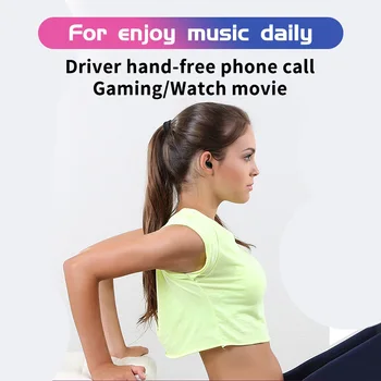 Cască Bluetooth Wireless V5.0 TWS Mini Sport Căști Stereo 3D Muzică Sunet de Bass Casti pentru Jocuri Driver Hands free Headset