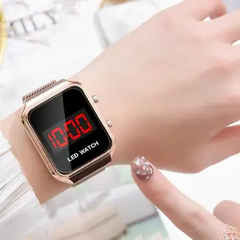 Ceasuri de lux 2020 Sport Digital Bărbați Femei Ceasuri LED Doamnelor Ceasuri de mana Negru Electronice, Magnetice Ceasuri Reloj Mujer