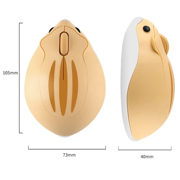 CHUYI 2.4 G Wireless Optical Mouse Hamster Drăguț desen Animat mouse-uri de Calculator Ergonomic Mini 3D PC Office Mouse-ul Pentru Copil Fata Cadou