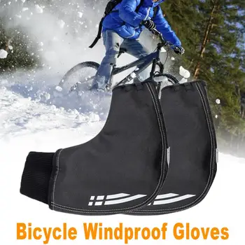 Ciclism biciclete mănuși de iarnă Ghidon Bicicleta cu un Deget în aer liber Vânt Cald Ciclism MTB Biciclete Mănuși de Iarnă picătură de transport maritim