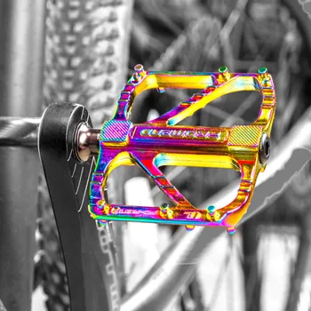 Ciclism Biciclete Pedale din Aliaj de Aluminiu Colorate Mini Dovada Road Bike MTB Drum de Munte Biciclete MTB Pedala de Ciclism Pedala Universal