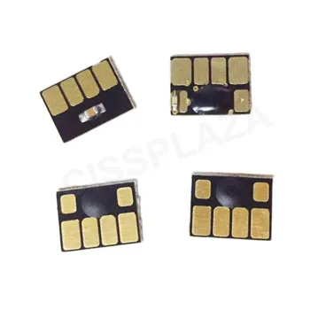 CISSPLAZA 4buc ARC Chips-uri compatibile pentru HP 10 82 pentru DesignJet 500 800 cartușele de cerneală reîncărcabile și CISS