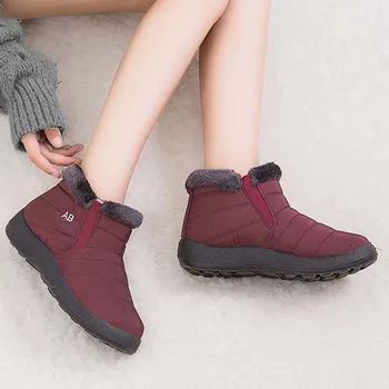 Cizme pentru femei, Plus Dimensiune Femei Pantofi de Iarna Ține de Cald Cizme de Iarna pentru Femeie 2020 Iarna Adidași Botas Mujer Pantofi de Iarna Femei