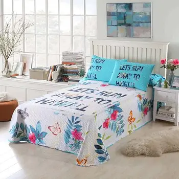 Colcha sabana edredon rellenos funda de cojin ropa de cama verano florale IBIZA ENVÍO 24 HORAS españa