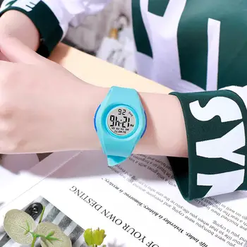 Copii Ceasuri SYNOKE Ceas Digital pentru Fată băiat Student 5Bar Impermeabil Ceasuri de mână de Moda Sport pentru Copii Ceasuri Cadouri