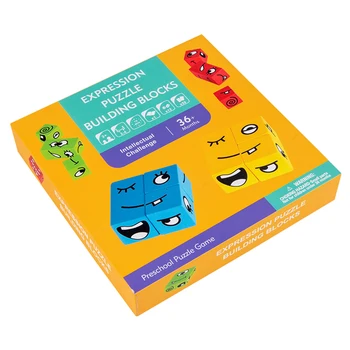 Copii Cub de Blocuri Jucarii Educative Față de schimbare Jocuri Interactive Jocuri de Puzzle Provocator Jucării Echipa Partidului Jucărie