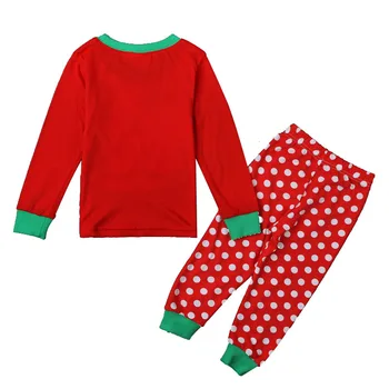 Copii Pijamale Baieti De Iarnă Crăciun Sleepwear Haine Copii Mos Craciun Set De Pijama Copii Haine Copii Costum Pijamale De Bumbac