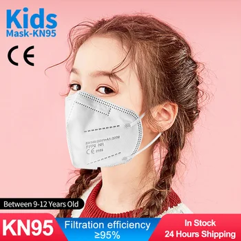 Copiii Masca FFP2 Reutilizabile ffp2mask copii Colorate KN95 Mascarillas 5 Straturi Mască de Protecție Gura Masca KN95 Copil Masque