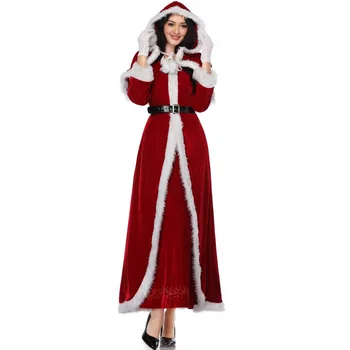 Costume de crăciun moș crăciun Cosplay Decor de Crăciun de Crăciun, costume de partid de Crăciun Costum alba ca zapada îmbrăcăminte Cosplay