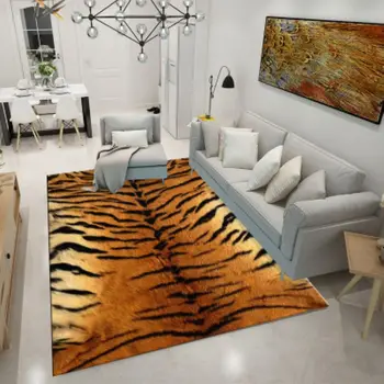 Creatoare de moda 3D Leopard / Zebra / Vacă /Tigru Model de Covor Blana Animal Print Covor Podea Mat pentru Zona de Living, Covoare Covoare